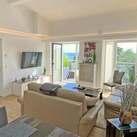 Loftappartement Sundowner Mit Fantastischem Meerblick In Prora Binz Exterior photo